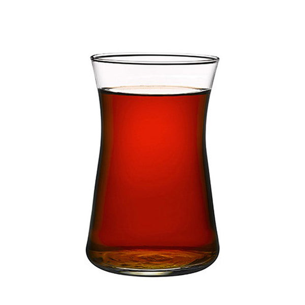 Pasabahce Heybeli Turkish Tea Glass Set of 6, 5.4 oz (160)
