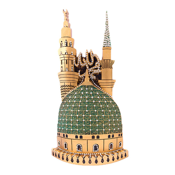 Gold Masjid an-Nabawi Asmaul Husna, Islamic Ornament Gift