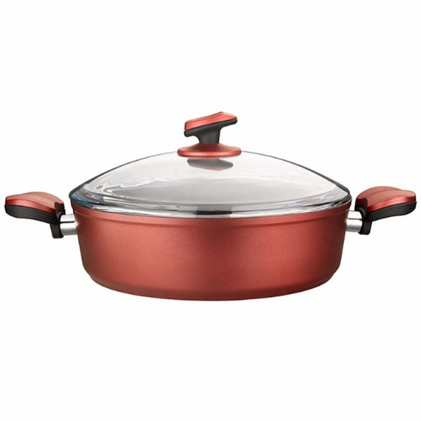 Nonstick Pot with Glass Lid, 11"