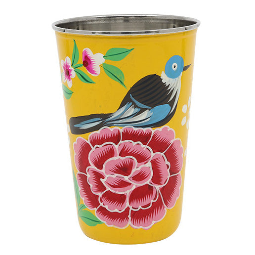 Hand Painted Stainless Steel Tumbler, 15.25 Oz