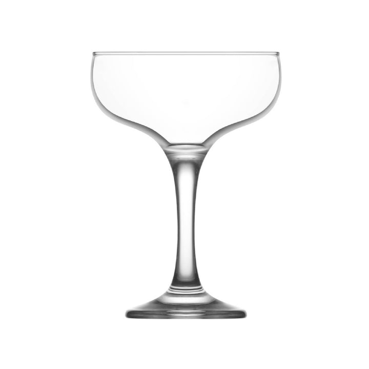 Lav Misket Champagne Coupe Glass Set, 3 Pcs, 8 Oz (235 cc)