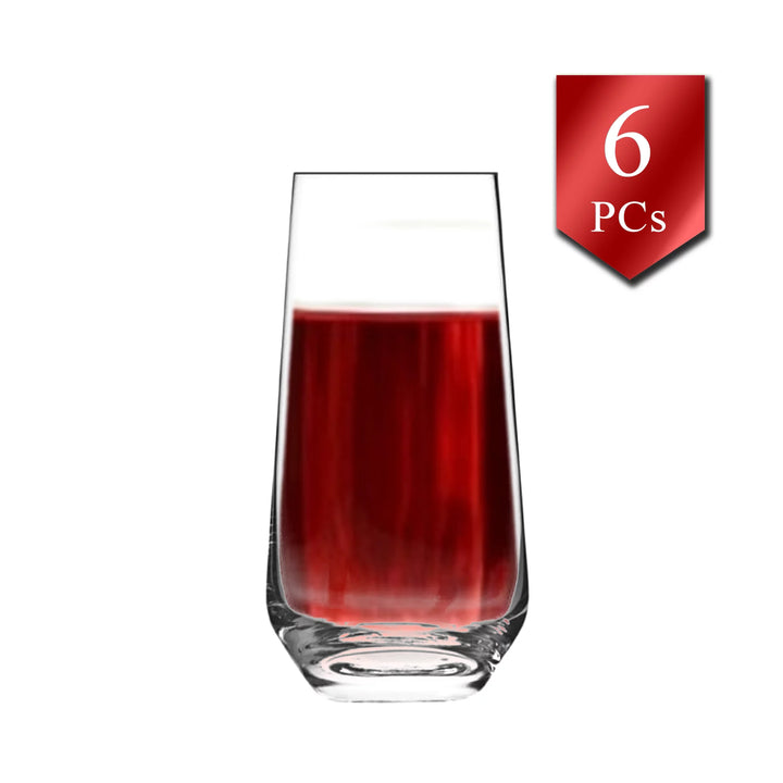 Lav Water and Juice Glasses Set of 6, 13 oz (385 cc)