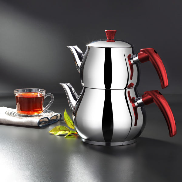 Hakan Teapot Set Bondy Mini 2.1 qt - Midi 3 qt - Maxi 3.4 qt